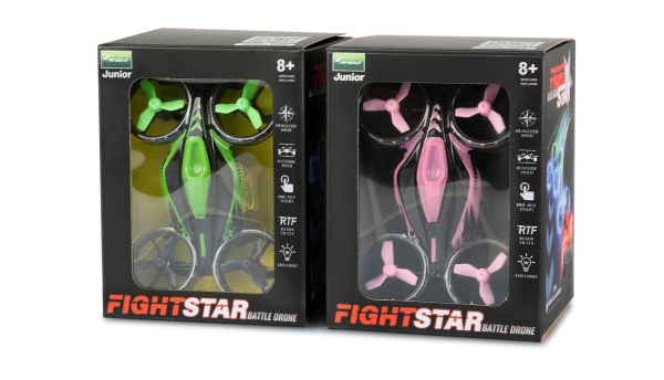 25345 FIGHTSTAR BATTLE Drohnen-Set RTF pink&grün